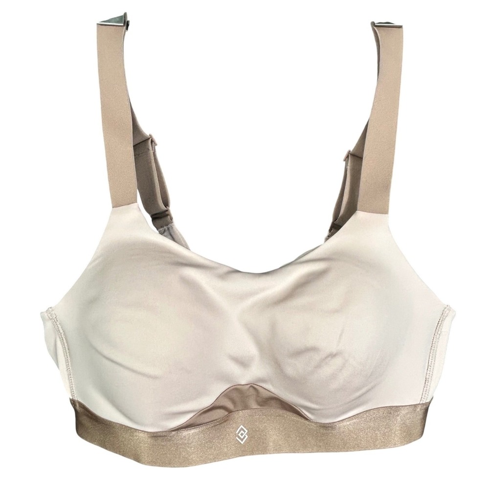 ThirdLove Kinetic Adjustable Athletic High Impact Sports Bra Beige Wireless 36B - Picture 3 of 9
